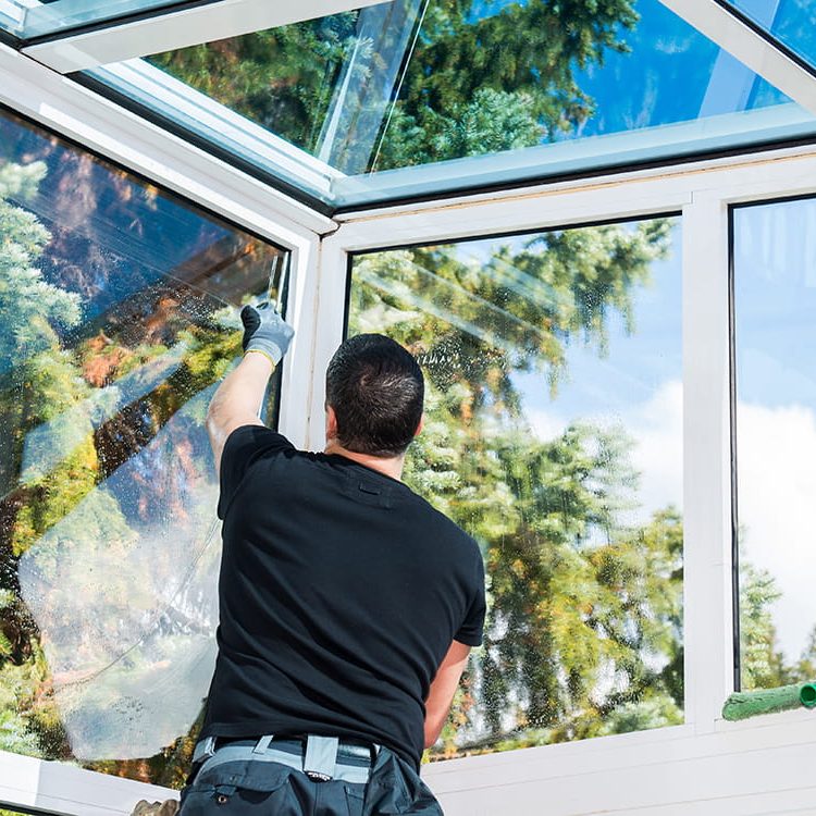 Cleaning a Conservatory